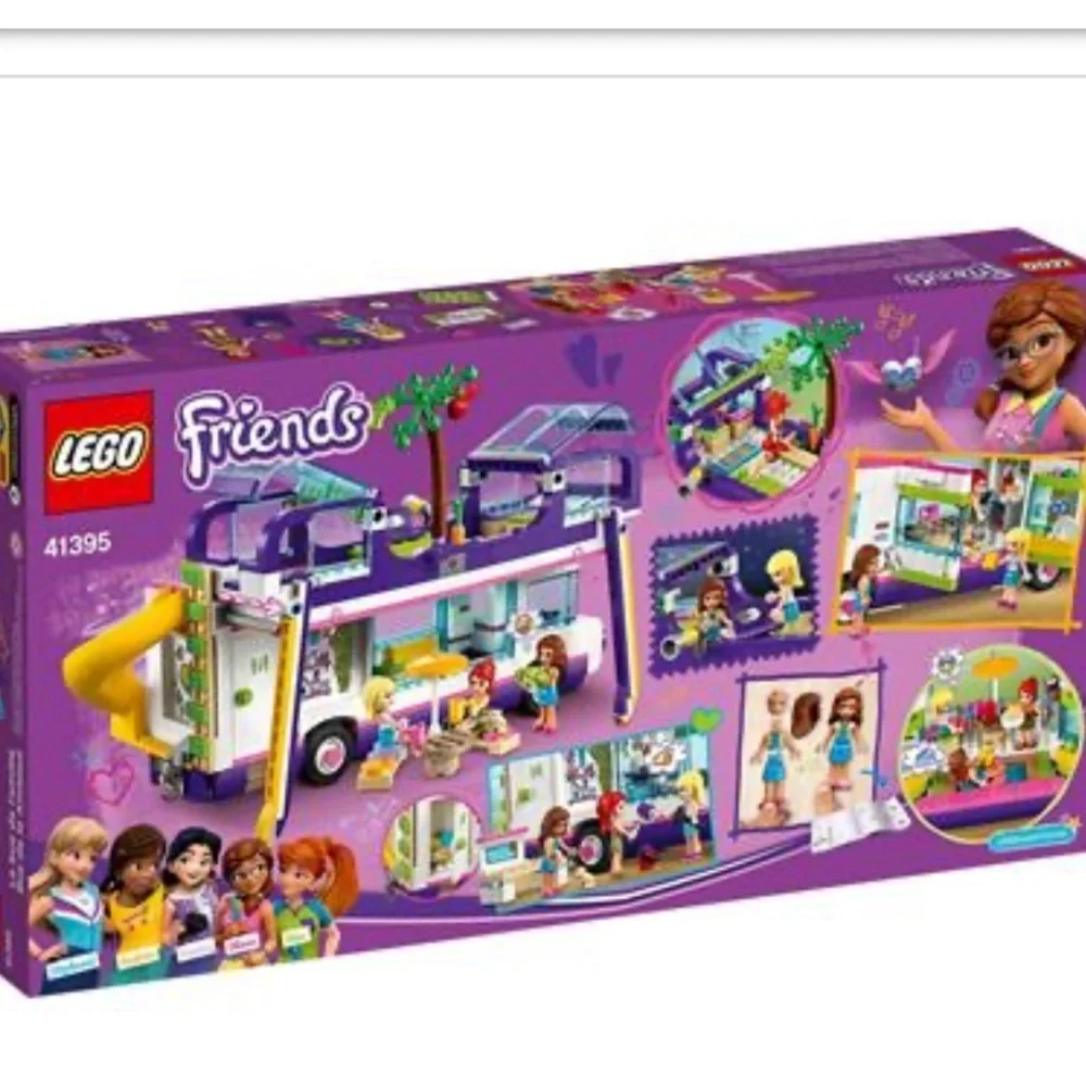 Lego friends friendship bus set 41395 new in sealed box 778 pieces retired